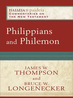 cover image of Philippians and Philemon